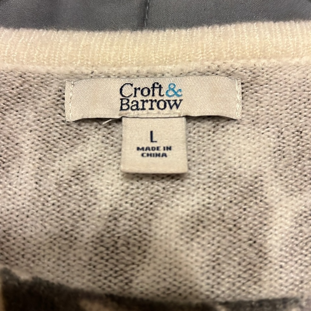 Croft &Barrow Sweater Size L - Picture 3 of 4